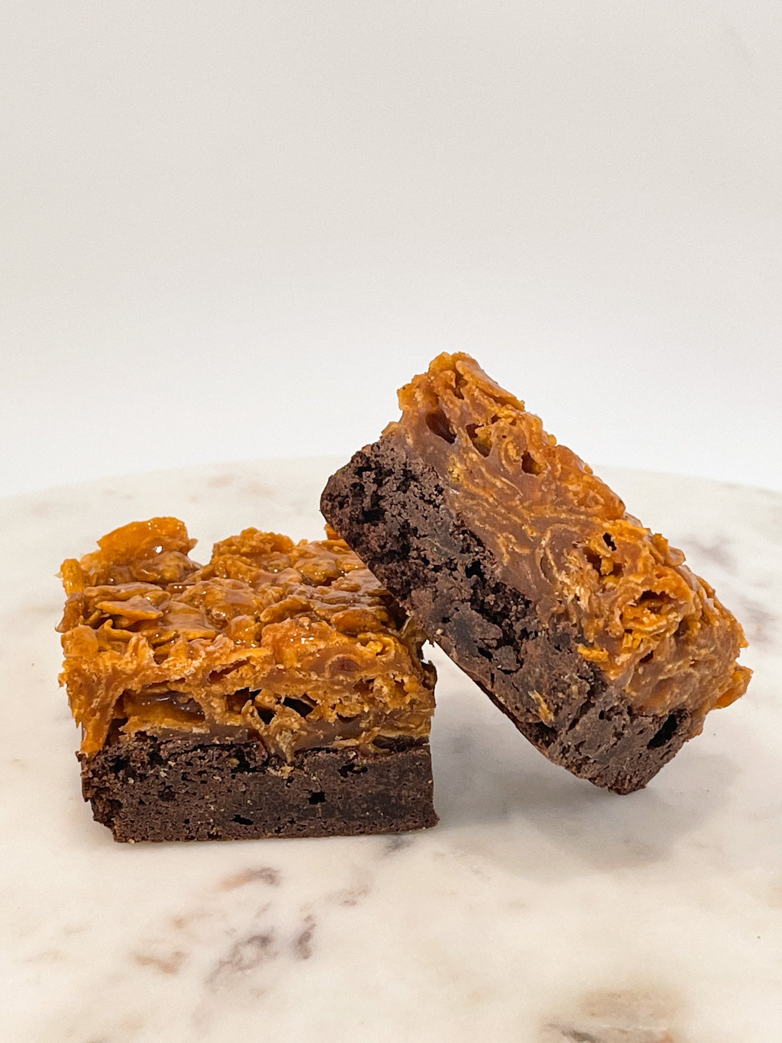 Caramel Cornflake Brownie 7th Heaven Sweets